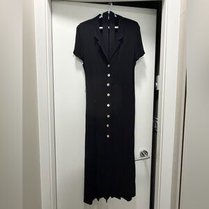 Wilfred Button Front T-Shirt Dress